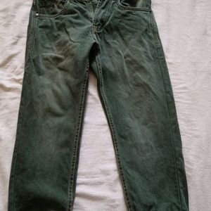 Olive Jeans For Boys