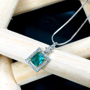 Beautiful Emerald AD stone  Pendent Pack Of 1 Pcs