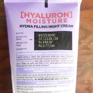 Loreal Hyaluron Moisture Night Cream