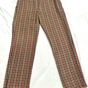 M&S Plaid Trouser