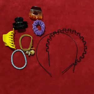 Hair Band, Rubbers, And Clatures