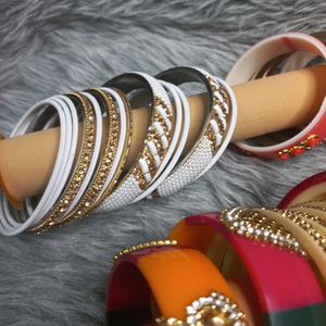 Multicolour Bangles 5 Sets