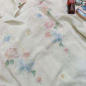 Floral Sheer Shirt