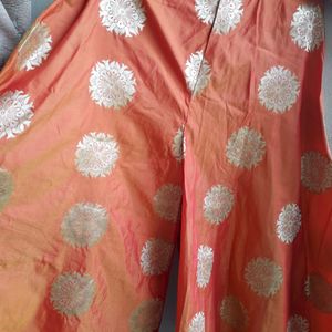 Banarasi Silk Kurti With Ankle Length Plazo set