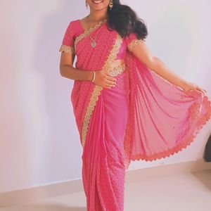 Embroidered Saree