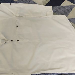 White Men Cotton Shirts