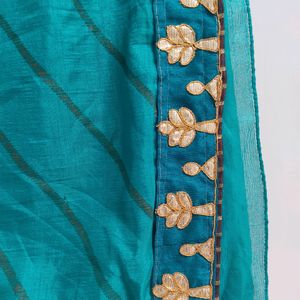 Mint Blue Saree