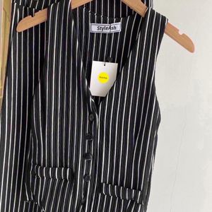 Vintage Stripes Corporate Vest Co-ords