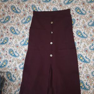 Botton Down Skirt