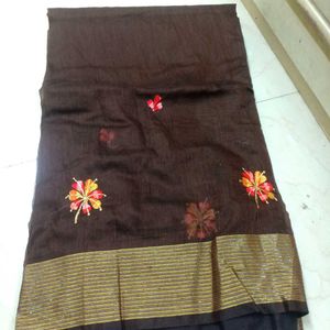 Beautiful Brown saree