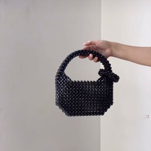 Black Beaded Bag