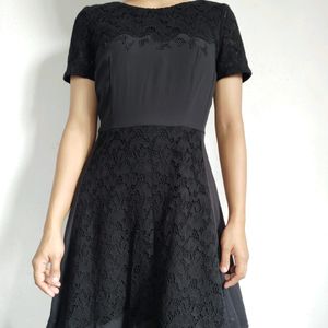 Charcoal Black Mini Dress