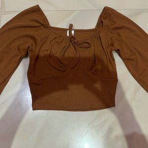 Brown SSS Top.