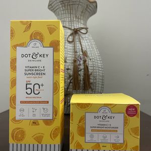 Combo Of Dot & Key Sunscreen & Moisturiser Sealed