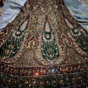 Brindal Lehenga Beautiful Colour