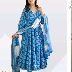 Anarkali And Dupatta