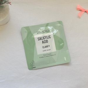 Zudio Salicylic Acid Clarify Face Sheet Mask