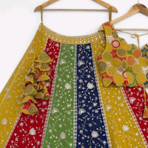 Multi Coloured Lehenga