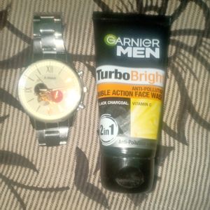 Garnier men turbo bright with watch