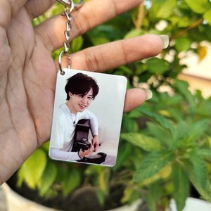 Double Sided Photo Print Keychain