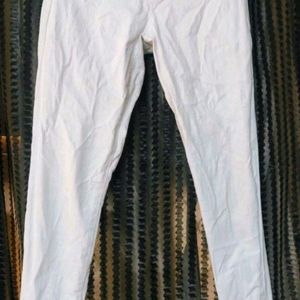 White Straight Jeans