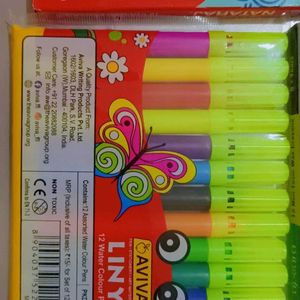 Set of Sketch Pen,Wax Crayons & Colour Pencils