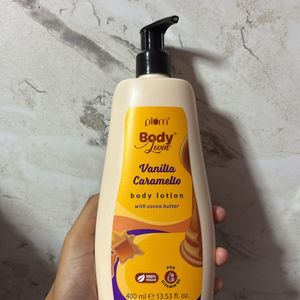 Vanilla caramel body lotion with cocoa butter