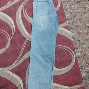 An Ice  Colored Jeans 👖 Which Is Straight Fit