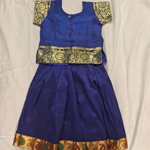 Girl Baby Pure Silk  Pavadai Set