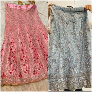 2 Bridal Lehnga Set + Free Saari