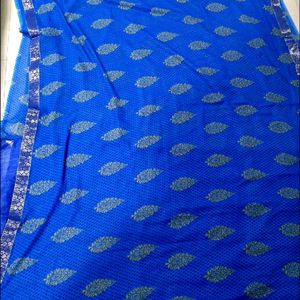 New Blue Colour Saree Collection