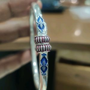 Pure Silver Bangle Used But Not Look Like