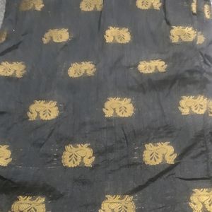 Cotten Black Saree