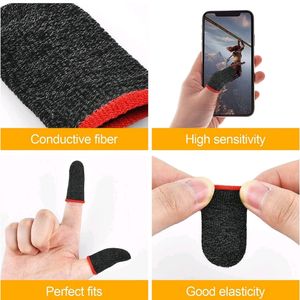 Mobile Gaming Touchscreen Finger Sleeves (2 Pairs)