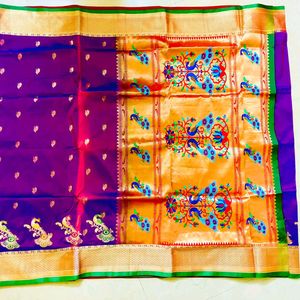 Kathpadar Paithani Saree