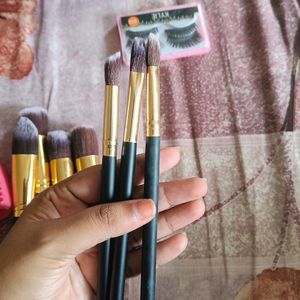 Makeup Brushes And Brush Cleaner