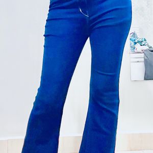 Blue Bootcut Jeans