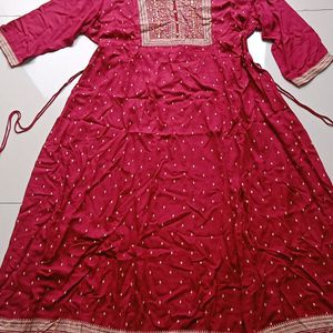 Maroon Ethnic Gown