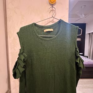 Green Sweater Dress