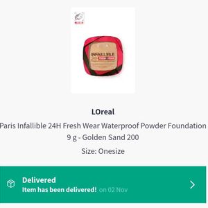 LOreal Paris Infallible Powder Foundation