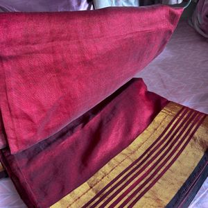 Classy Red Festive Saree📌❤️