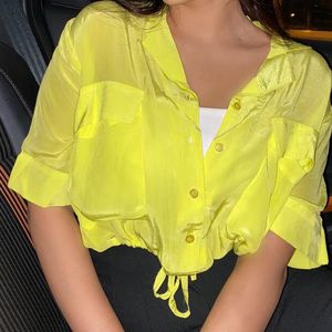 ONLY Yellow Shirt Style Top