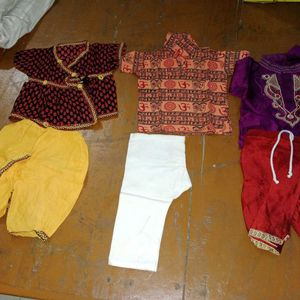 Combo Of 3 Kurta Set For Kids