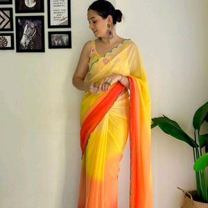 Beautiful Party Wear Saree