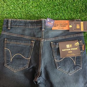 Men's Formal Navy Blue Denim Jeans