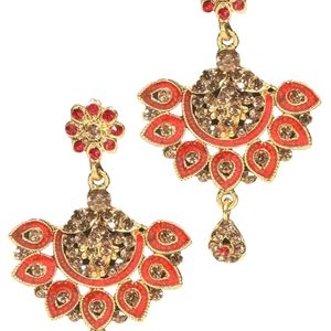 new Red Bridal wellery set with tag.... Trendy