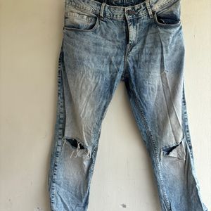 Causal Denim Capri