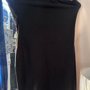 Black Bodycon One Side Shoulder