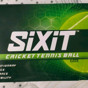 SIXIT CRICKET GREEN BALL NEW SEAL PACK BOX