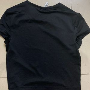 H&M Fitted Black Top